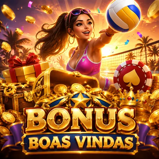 Jogador segurando o celular com a página de bônus de boas-vindas aberta