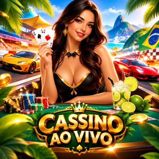 Mesa de cassino ao vivo com dealer interagindo com jogadores