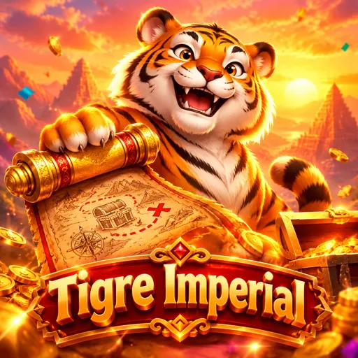 Tela do Fortune Tiger com o tigre dourado e os rodilhos 3x3 do jogo do tigre